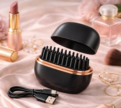 Kablosuz Mini Saç Düzleştirici Tarak | Lunavera